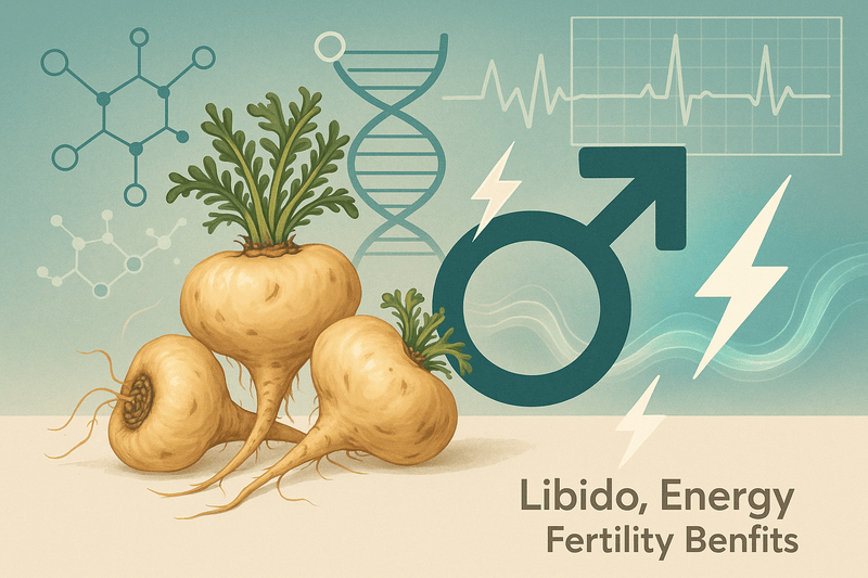 Maca Root for Men: Libido, Energy & Fertility Backed by Science - Matevara