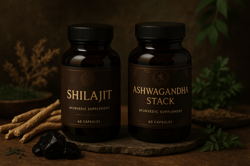 Shilajit + Ashwagandha Stack: The Ultimate Ayurvedic Combo for Men - Matevara