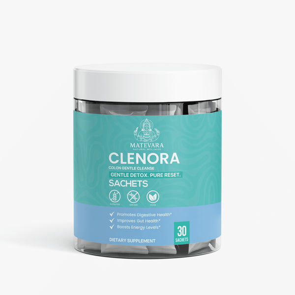 Clenora Daily Fiber Support Powder for Gut Health & Regularity | 30 Servings - Matevara