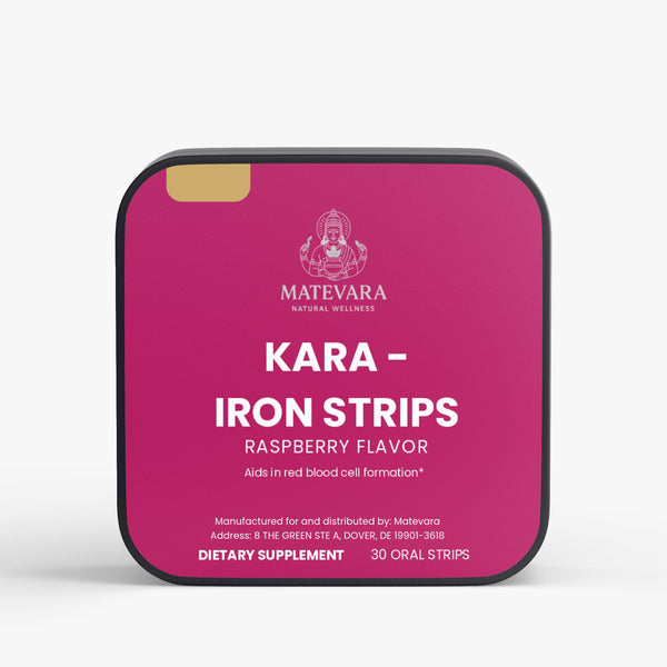 KARA Iron Strips |Energy & Red Blood Cell Support | 30 Count (1.2 oz)