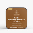RABI Mushroom Mind Support Strips| Dissolvable Oral Strips | 30 Count (Chocolate)