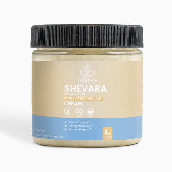 Shevara Organic Raw Shea Butter | Unrefined, 100% Natural |4 oz
