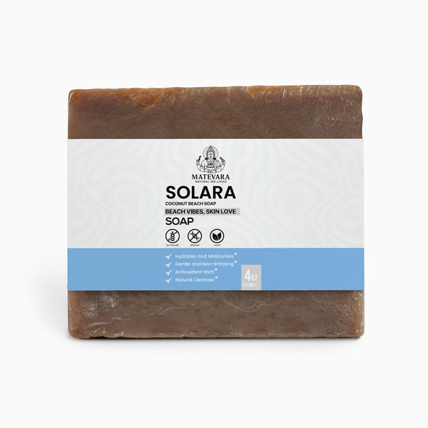 Solara Coconut Beach Soap | Moisturizing Bar Soap | 4 oz