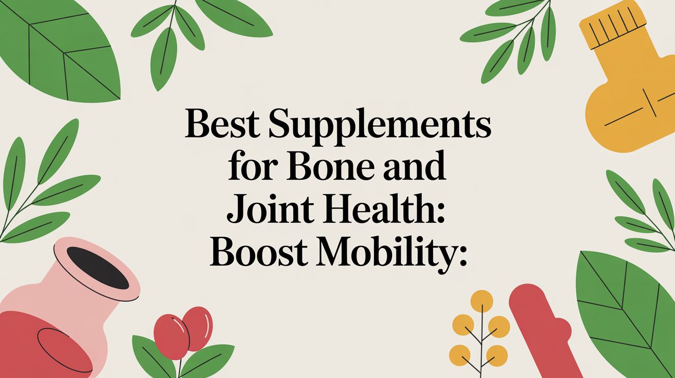 Best Supplements for Bone and Joint Health: Boost Mobility: - Matevara