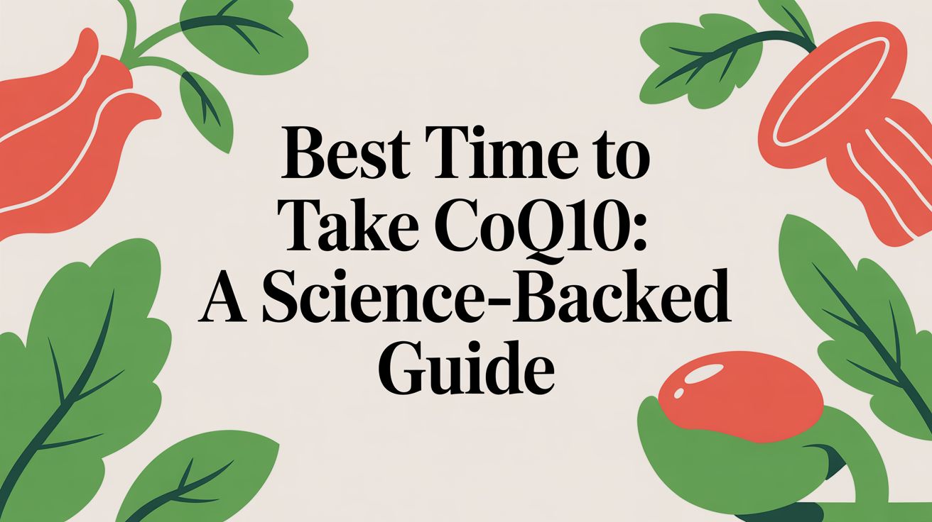 Best Time to Take CoQ10: A Science-Backed Guide - Matevara