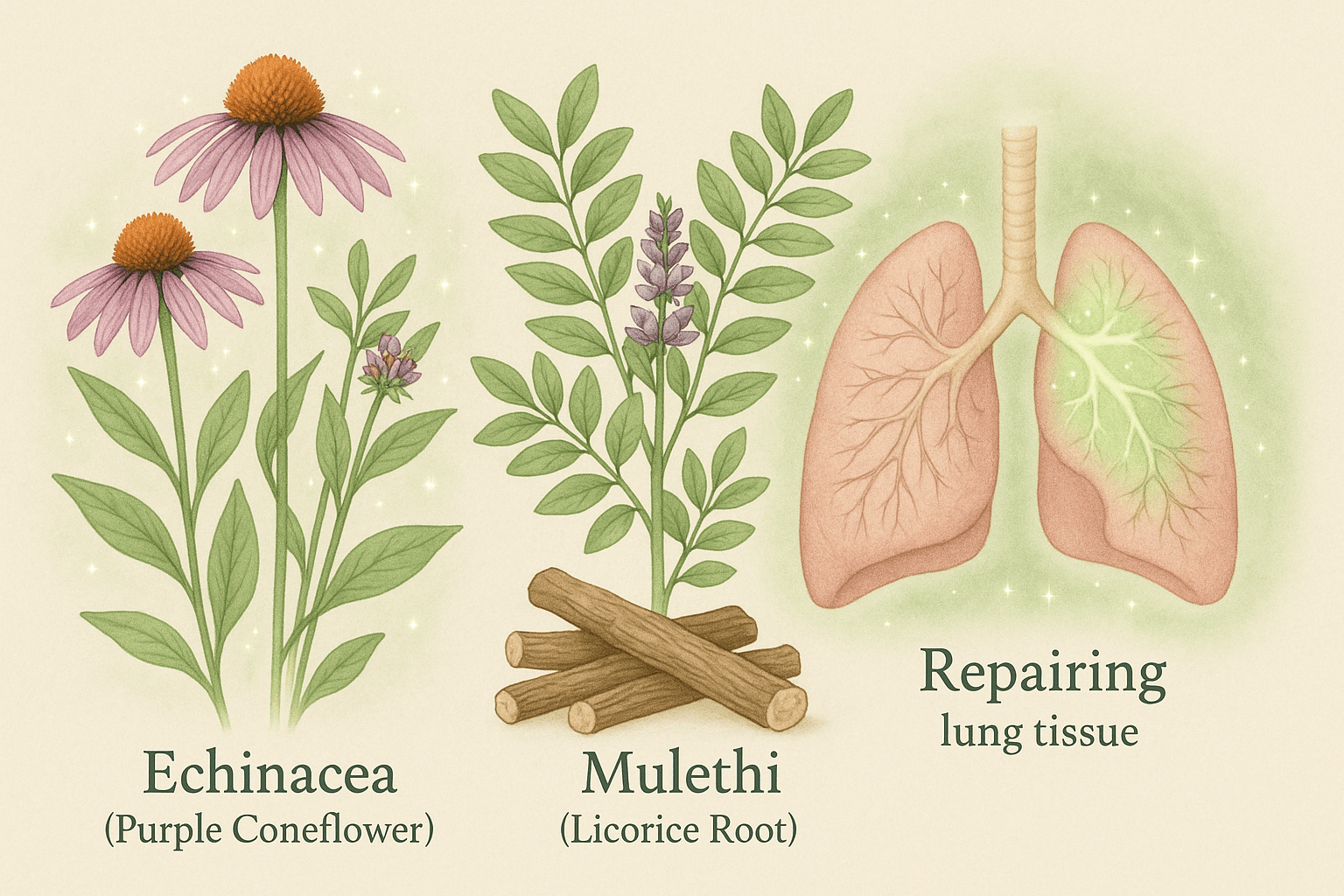 Can Echinacea and Mulethi Help Repair Lung Tissue? Here’s What Studies Say - Matevara