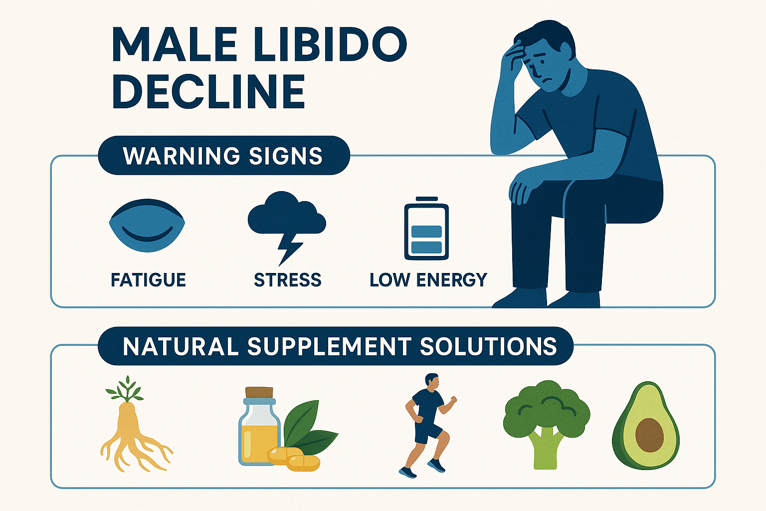 Is Male Libido Declining? Warning Signs & Natural Supplement Solution - Matevara