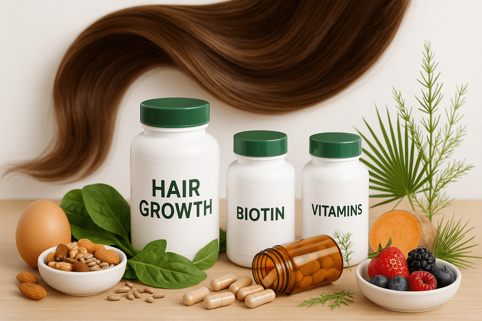 Natural Supplements for Healthy Hair Growth - Matevara