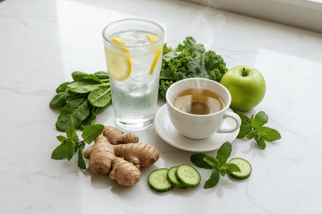 Our Guide on What to Drink To Detox Your Stomach - Matevara
