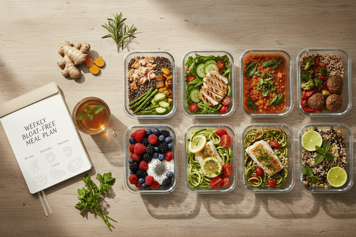 The Ultimate Anti-Bloating Weekly Meal Plan - Matevara