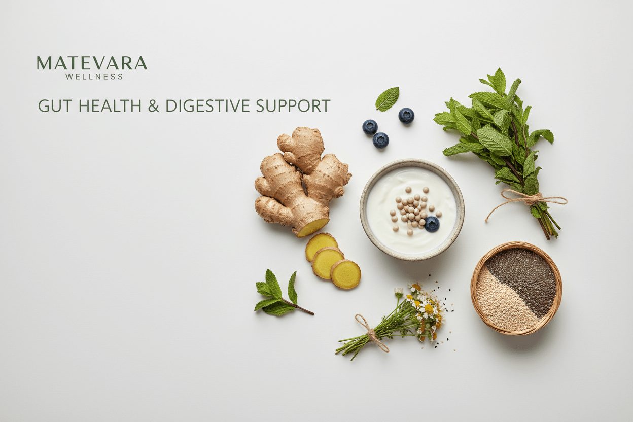 Gut Health & Digestive Support - Matevara