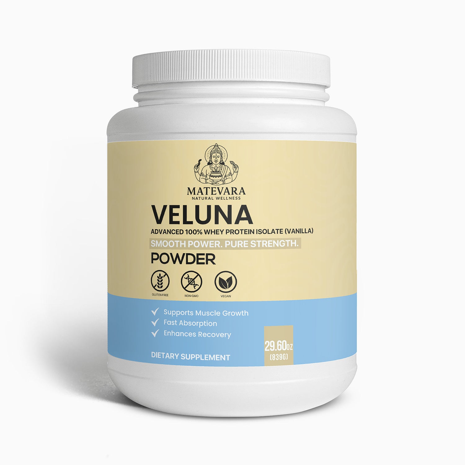 Veluna - Advanced 100% Whey Protein Isolate (Vanilla)
