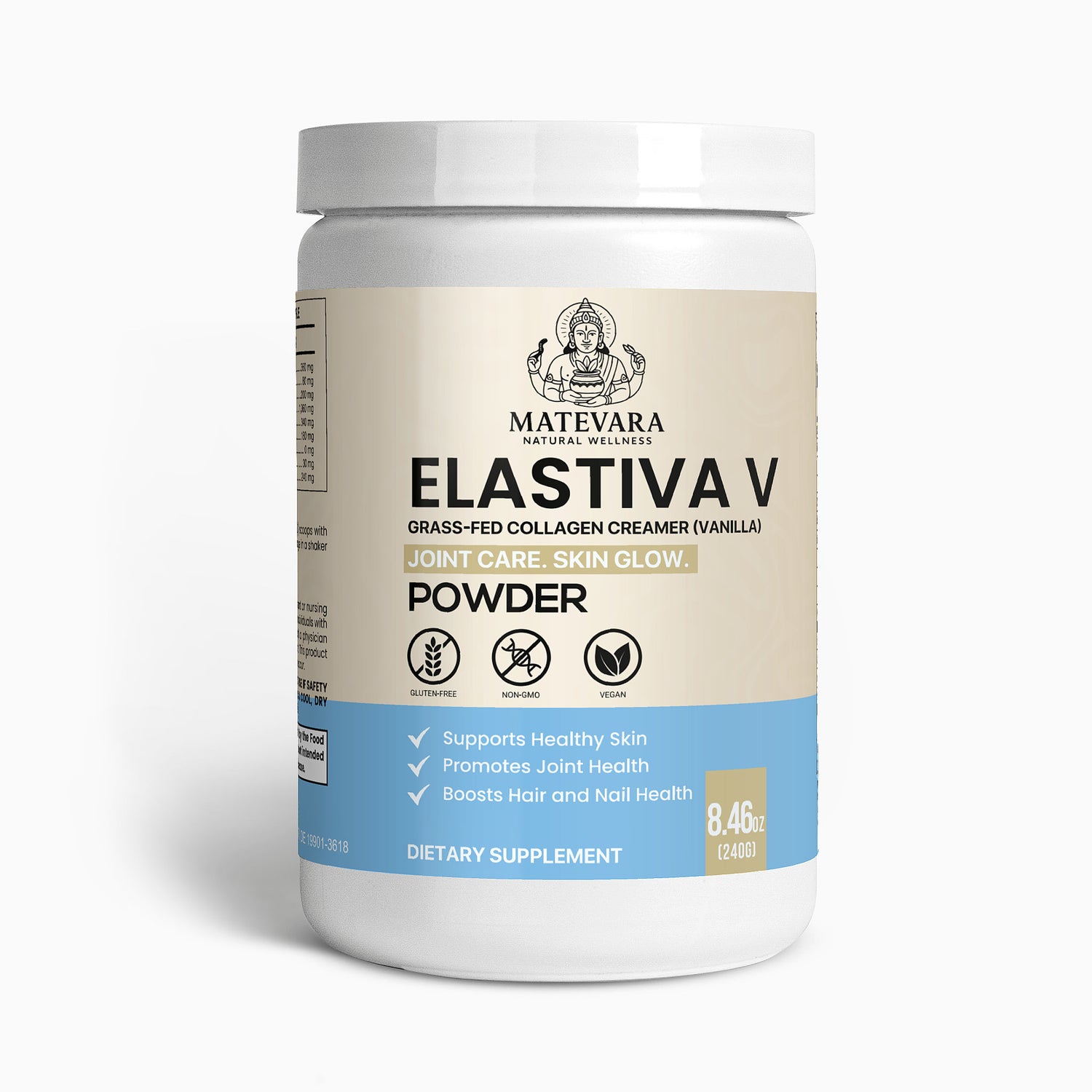 Elastiva V - Grass-Fed Collagen Creamer (Vanilla)
