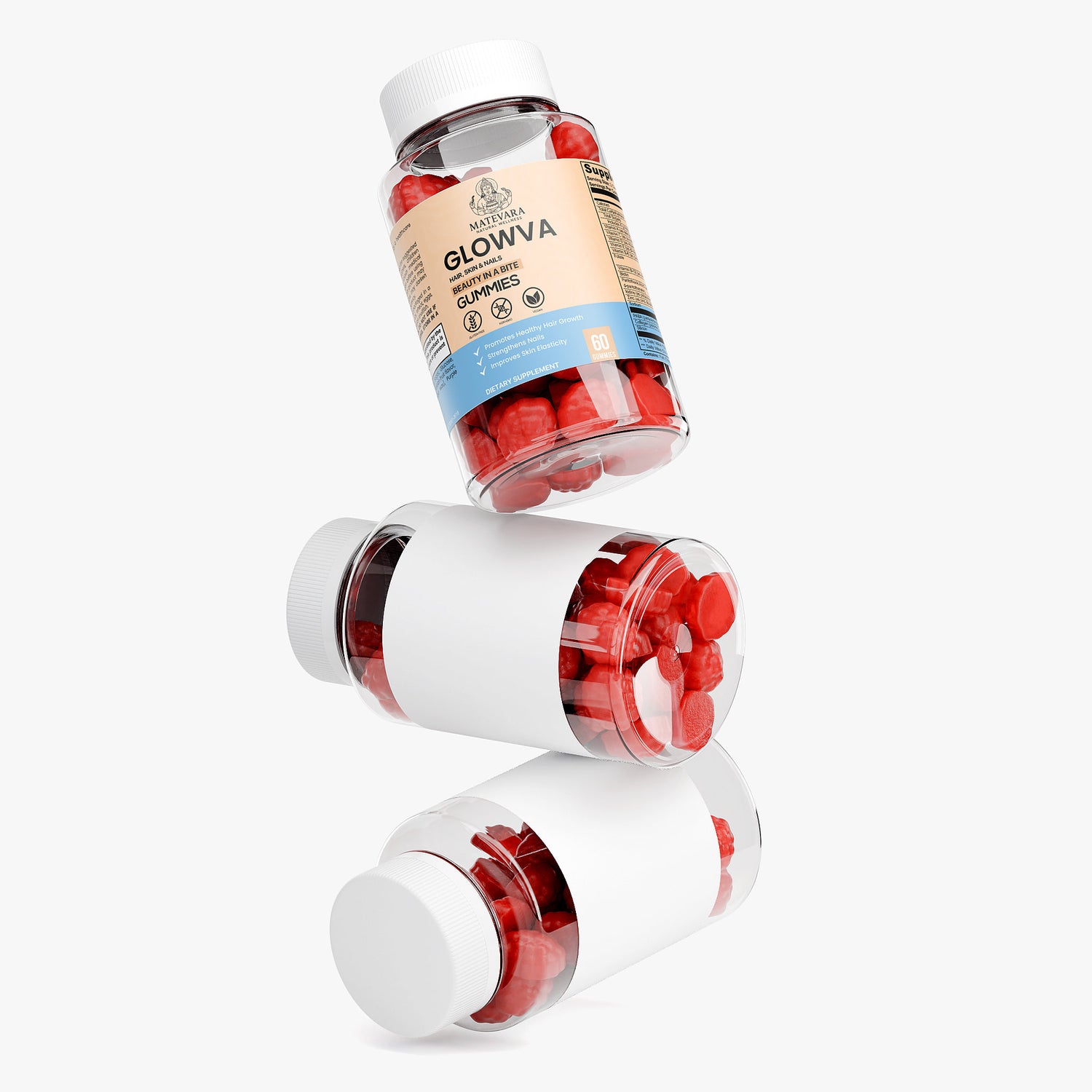 Glowva - Hair, Skin & Nails Gummies