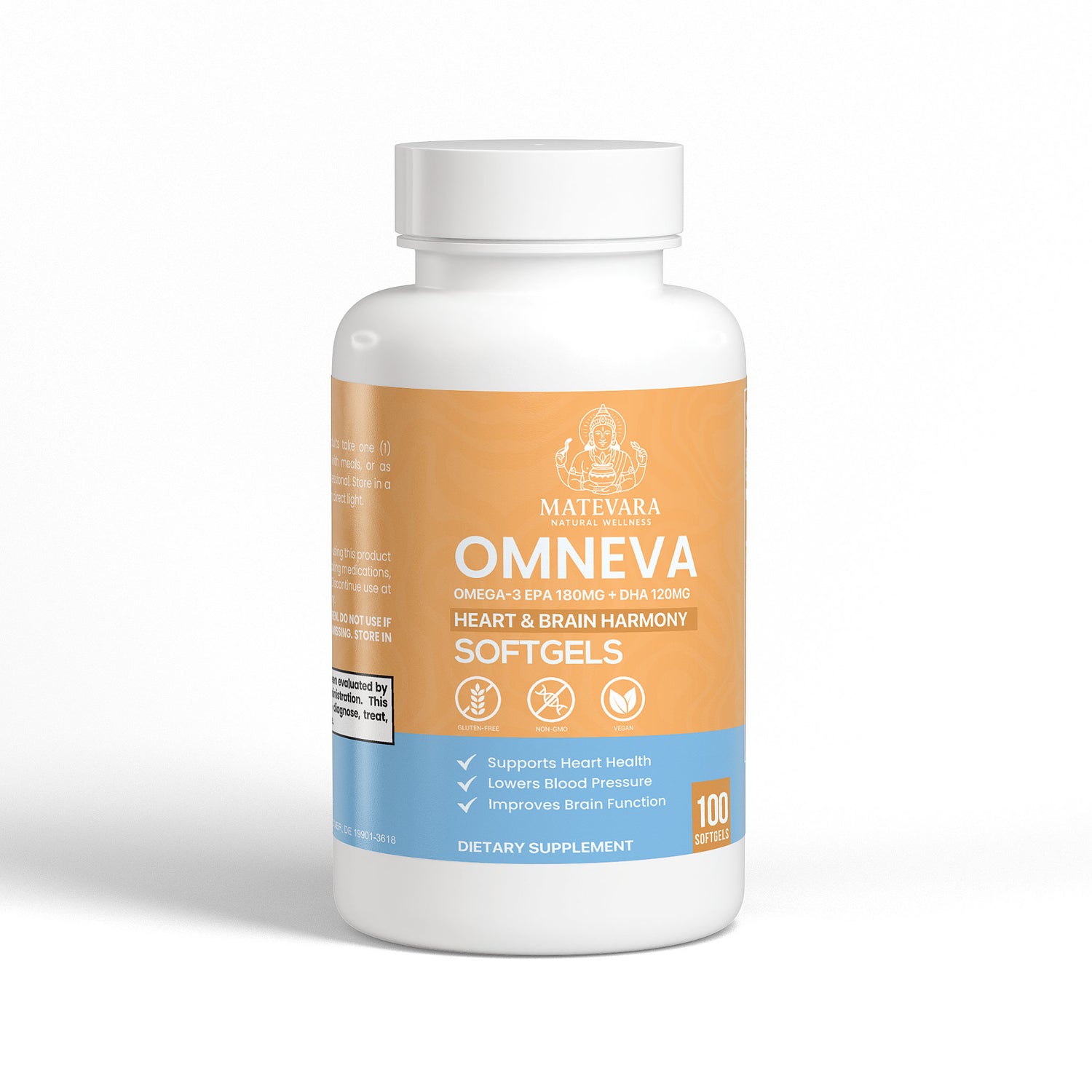 Omneva - Omega-3 EPA 180mg + DHA 120mg