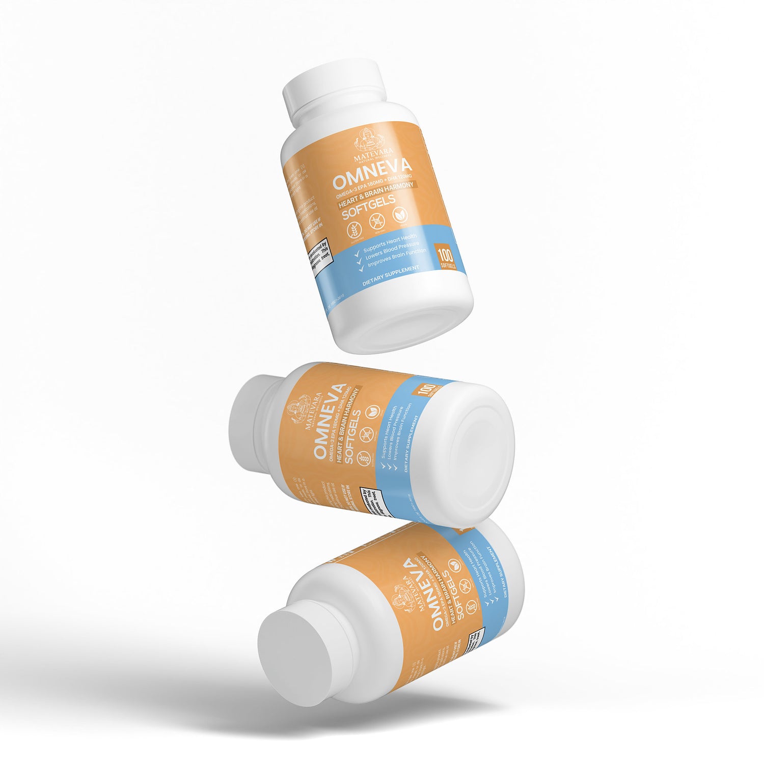 Omneva - Omega-3 EPA 180mg + DHA 120mg