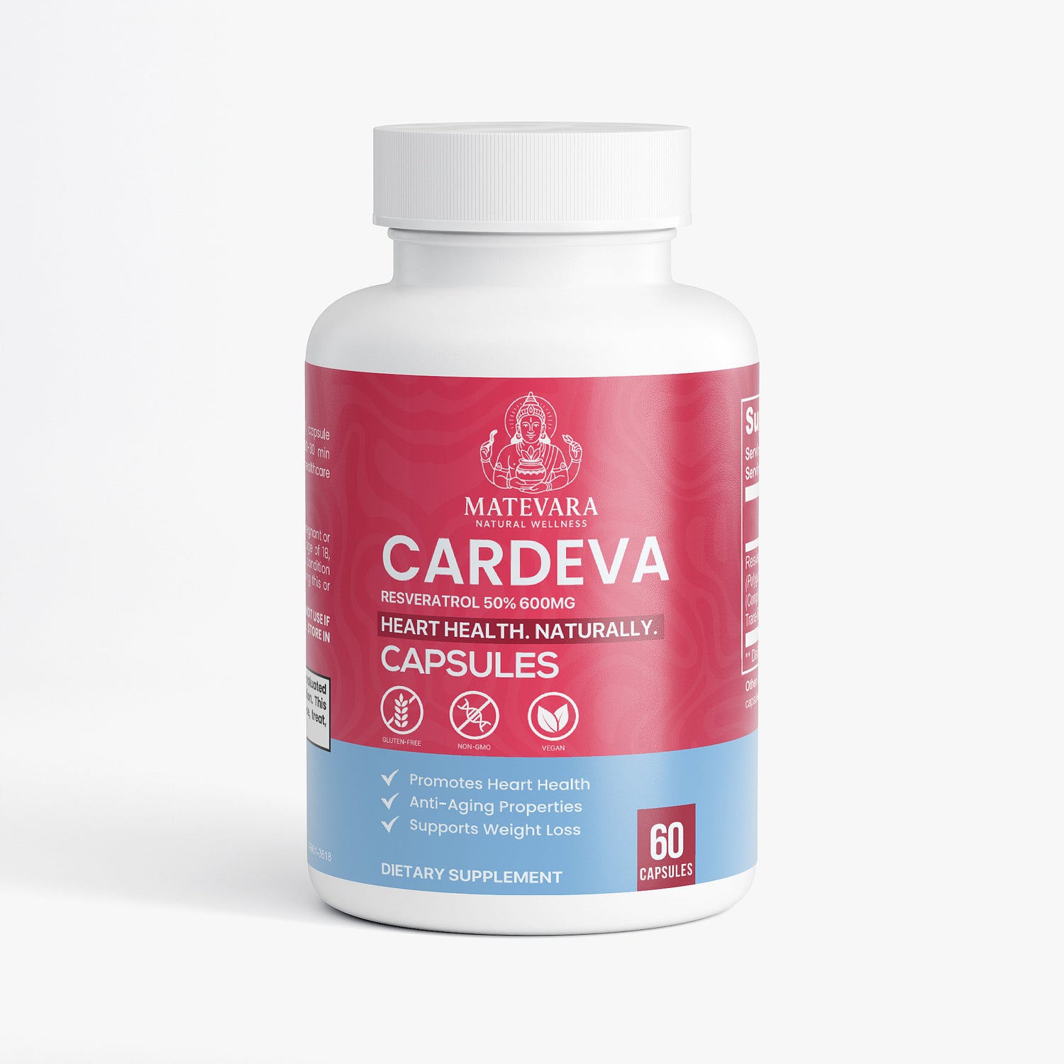 Cardeva - Resveratrol 50% 600mg