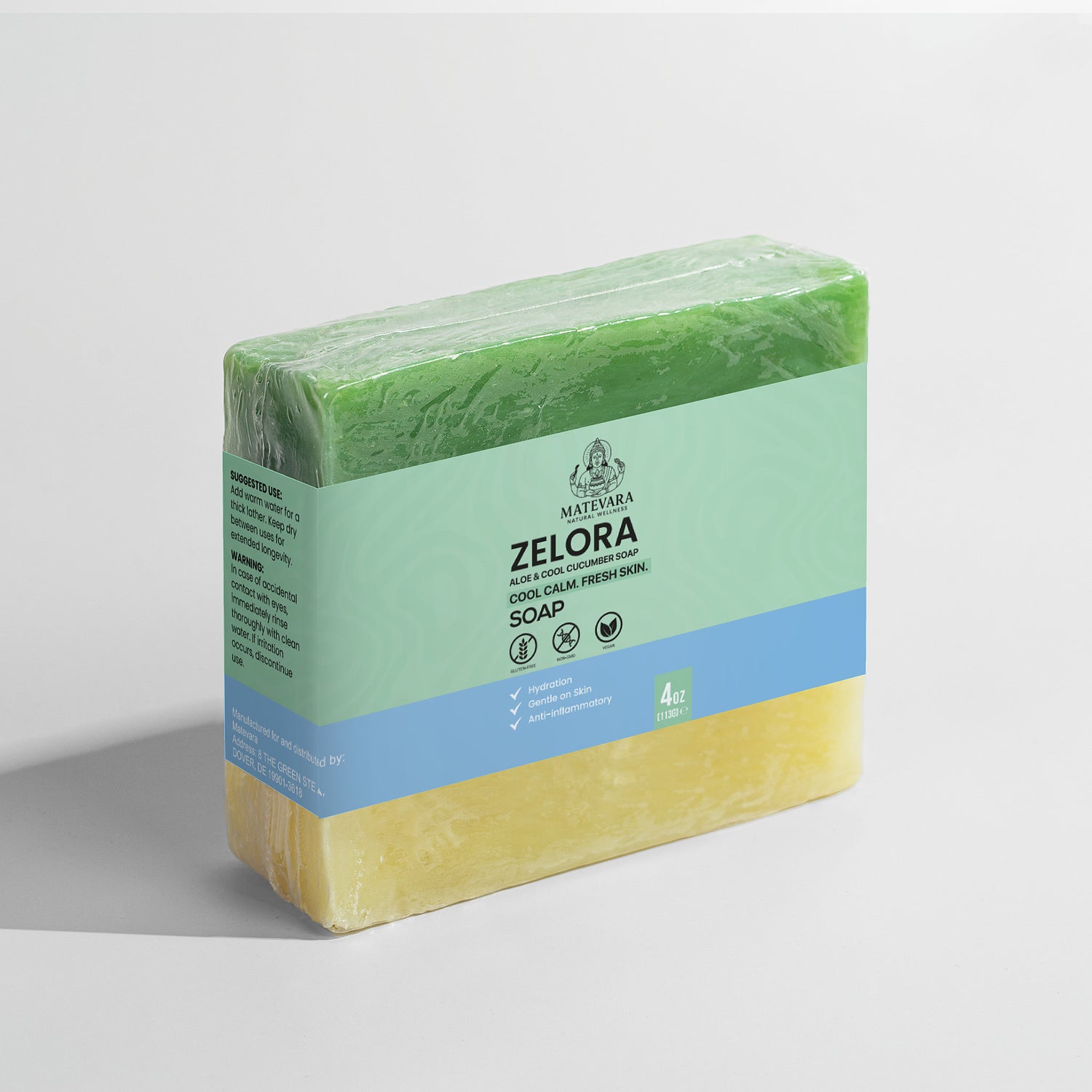 Zelora - Aloe & Cool Cucumber Soap