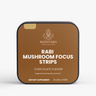 RABI Mushroom Mind Support Strips| Dissolvable Oral Strips | 30 Count (Chocolate)