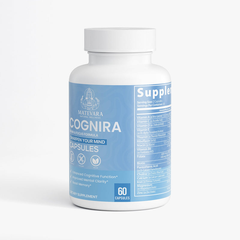 Cognira Daily Dietary Support | Cognitive Support | 60 Vegan Capsules