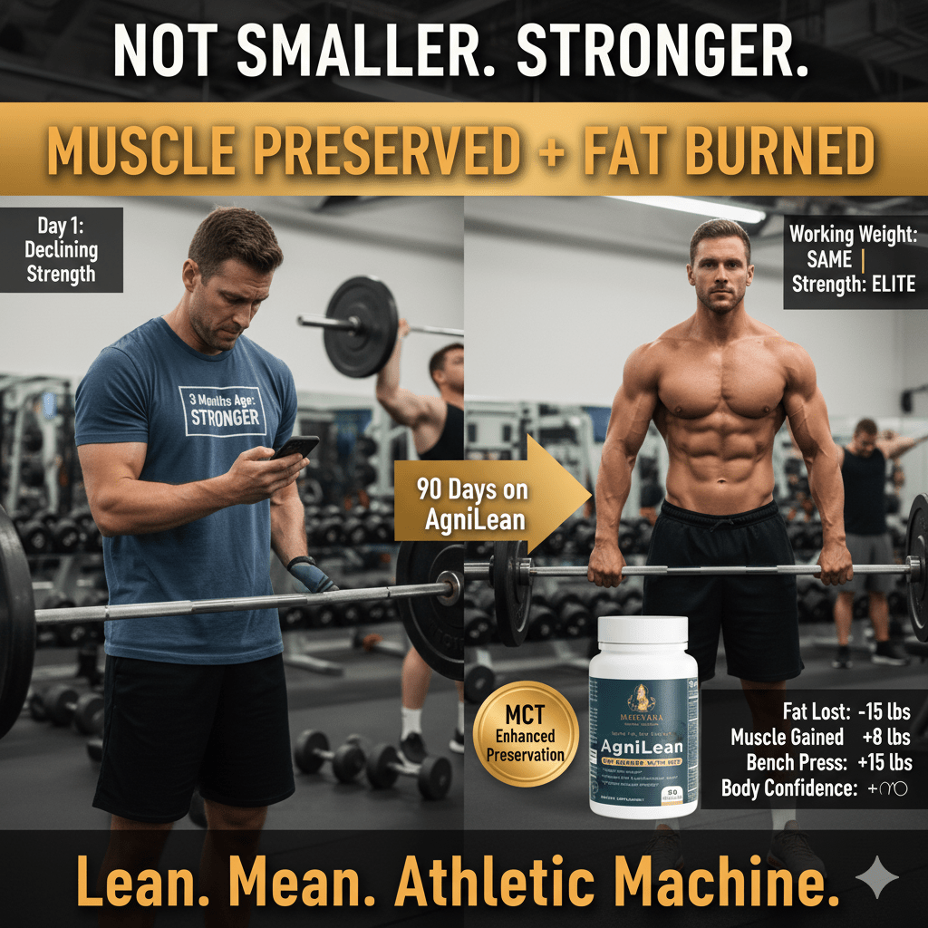 AgniLean Metabolism Support Capsules | MCT Oil & L-Carnitine | 90 Vegetarian Capsules | USA Made*