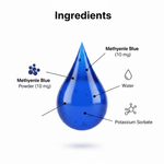 AquaMira Methylene Blue Drops | 10mg Cellular Energy & Focus Support | Liquid Dietary Supplement | 2 fl oz (60ml) - Matevara