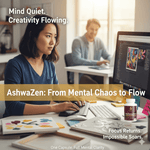 AshwaZen Organic Ashwagandha Capsules | Adaptogen for Stress Support with Black Pepper | 60 Count - Matevara