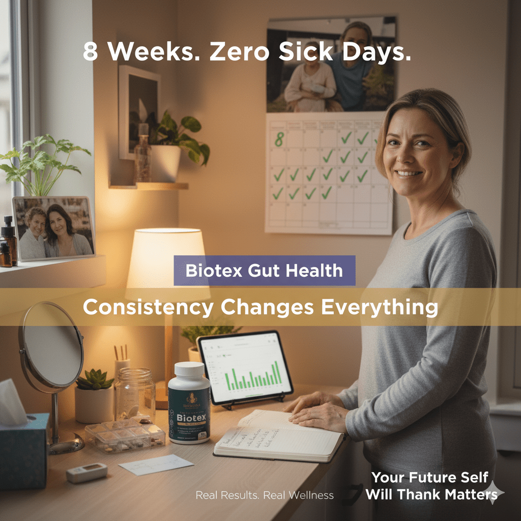 Biotex Probiotic & Enzyme Formula | Digestive Support with ACV, Inulin & L. acidophilus