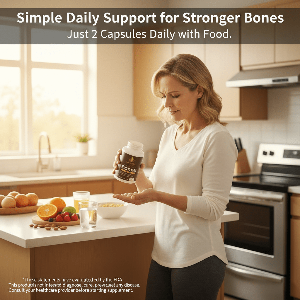 Bonex Bone & Cardiovascular-Wellness| D3 K2 MK - 7 & Calcium Capsules with BioPerine® for Absorption | 60 Count - Matevara