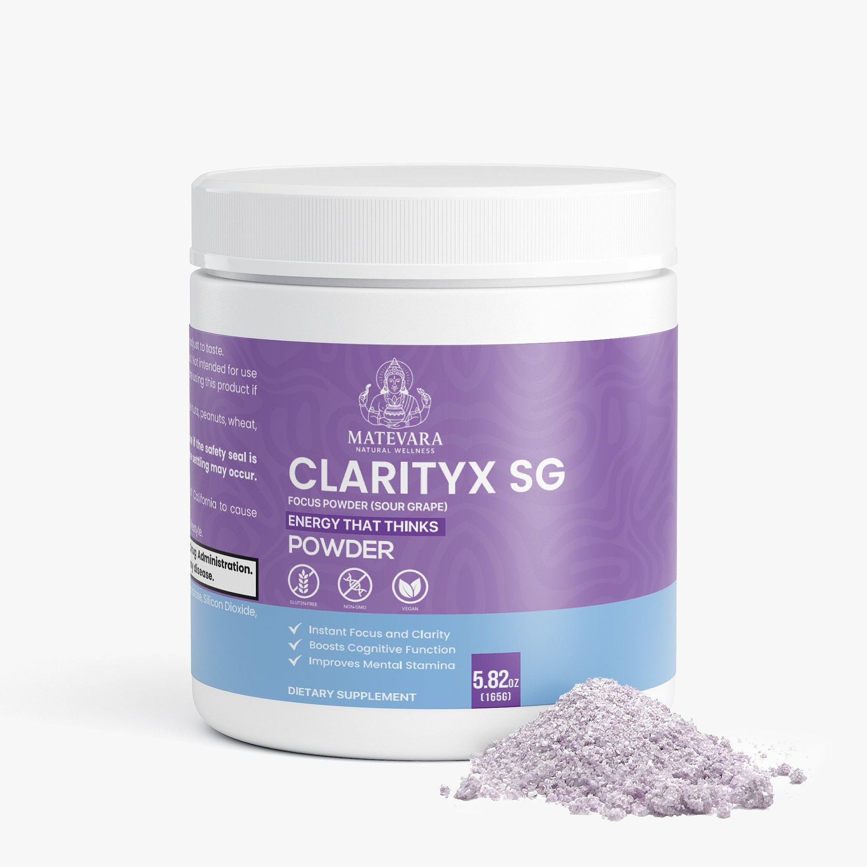 Clarityx SG - Focus Powder (Sour Grape) - Matevara