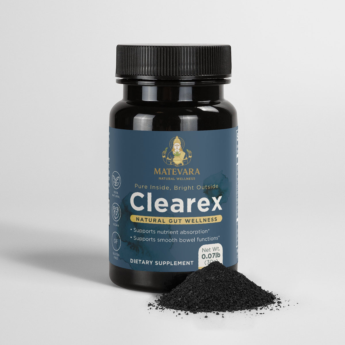Clearex Daily Formula Powder | Fulvic & Humic Acid with Pine Bark Extract for Gut Support | 60 Servings