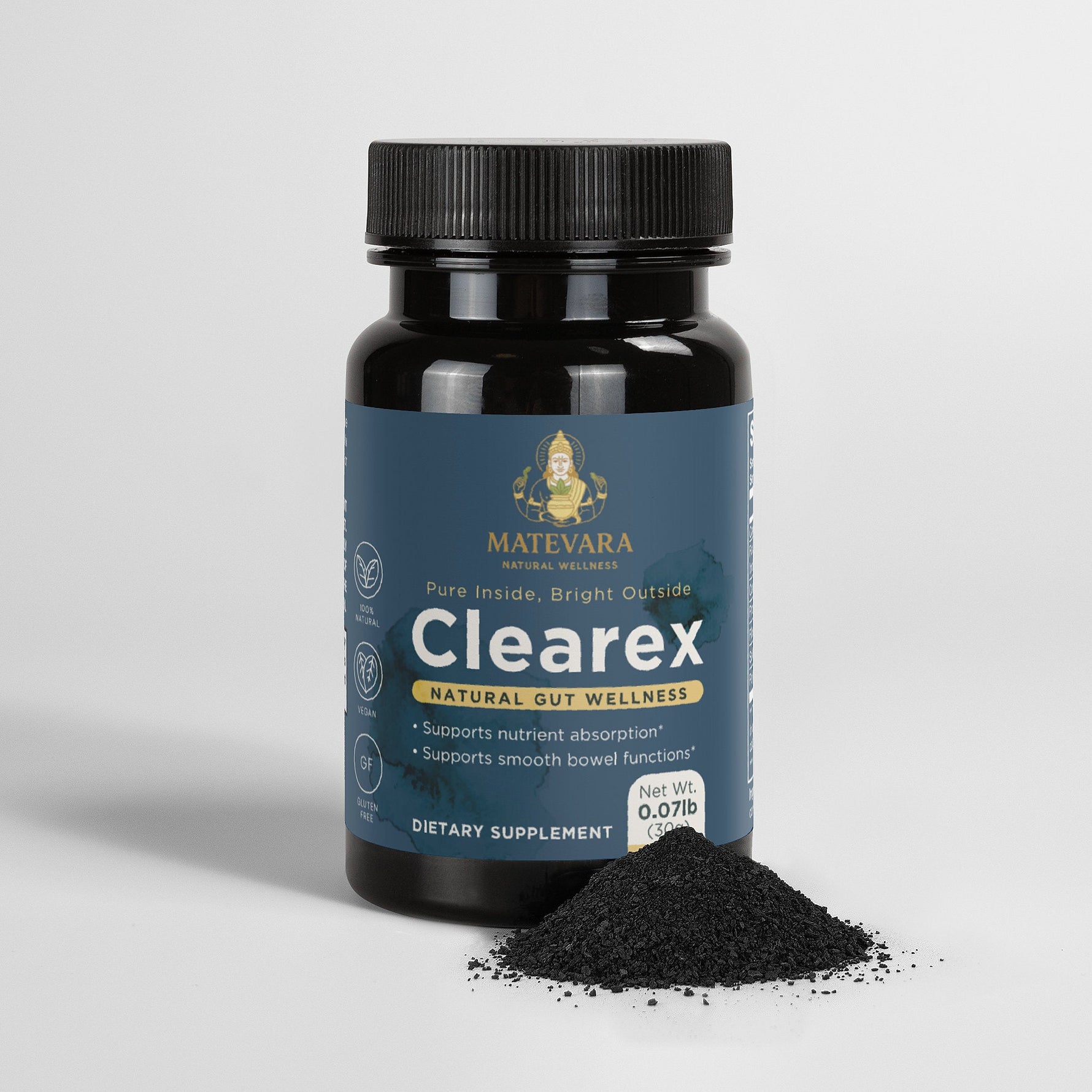 Clearex Daily Formula Powder | Fulvic & Humic Acid with Pine Bark Extract for Gut Support | 60 Servings