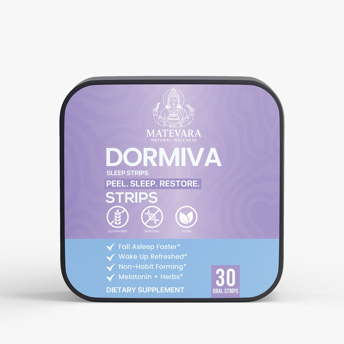 Dormiva Sleep Strips | Melatonin & Botanical Blend for Calming Support and Healthy Rest Cycles | Raspberry Oral Strips | 30 Count*