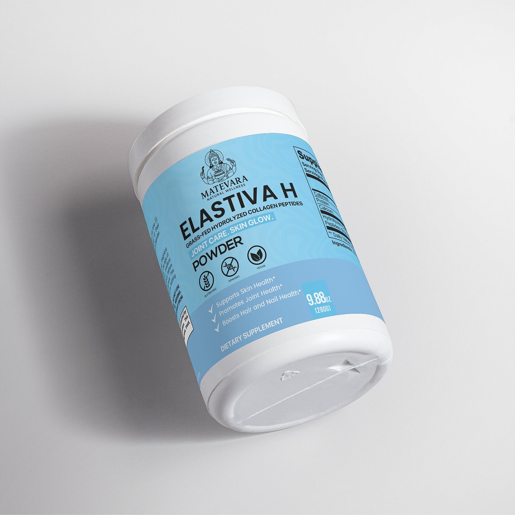 ELASTIVA-H: Grass-Fed Hydrolyzed Collagen Peptides – Supports Skin Structure, Joint Comfort, and Digestion| 280g