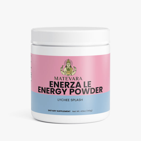 Enerza LE Energy Powder Lychee Splash | Sugar-Free Focus Support | 140g