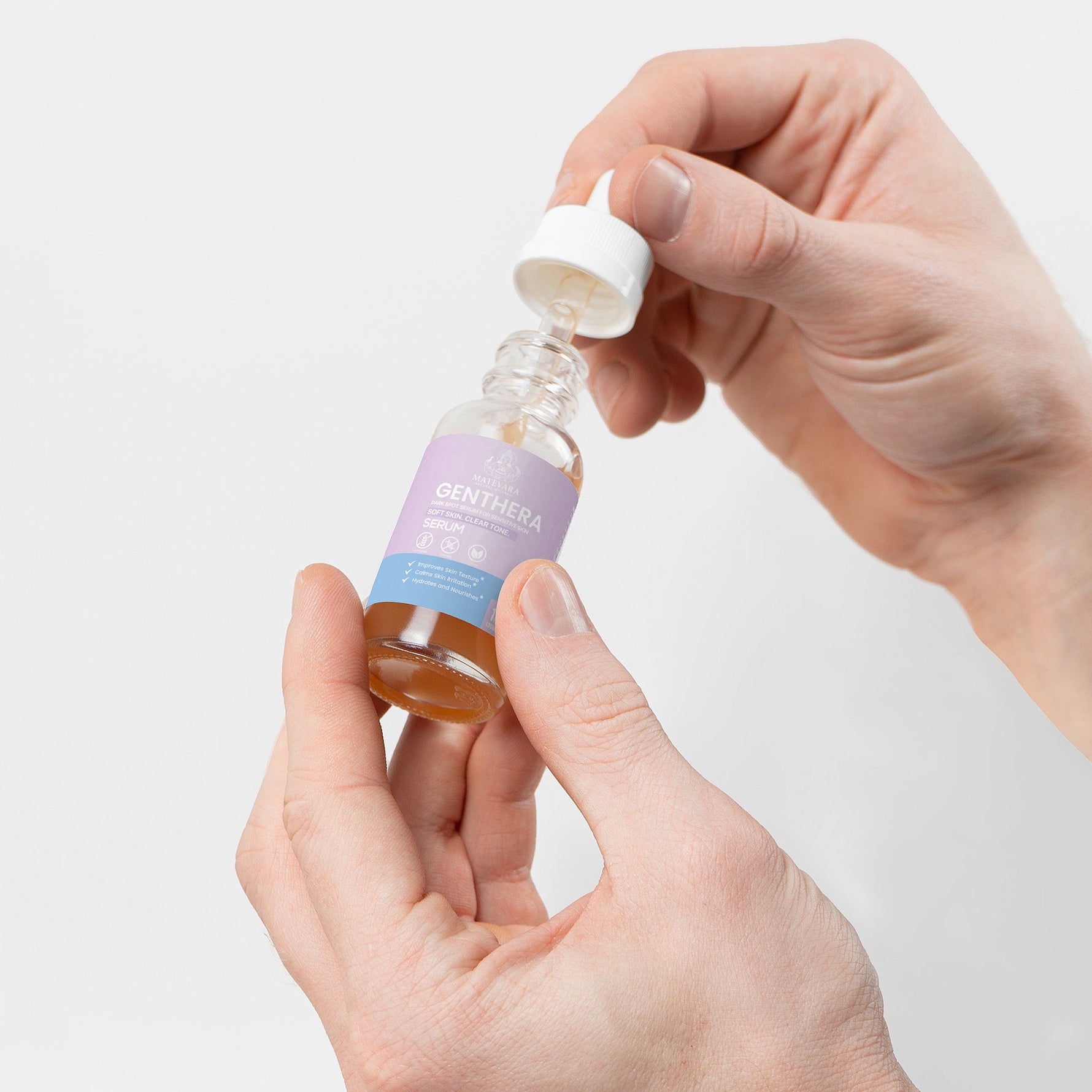 Genthera Dark Spot Serum | Mushroom Extract & Natural Botanicals | Brightening Formula for Sensitive Skin | 1 fl oz - Matevara