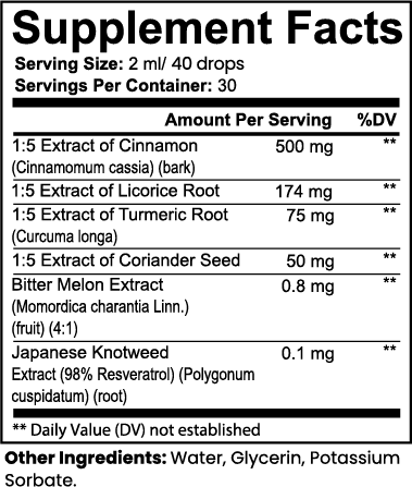GluVita - Glucose Support Drops - Matevara