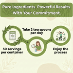 Greenvia Daily Superfood Greens | Organic Grasses, Spirulina & Adaptogens | Concentrated Wellness Blend | 250g - Matevara