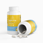 Immuvia Colostrum Capsules | 500mg with 30% IgG | Immune & Digestive Support Supplement | 60 Capsules - Matevara