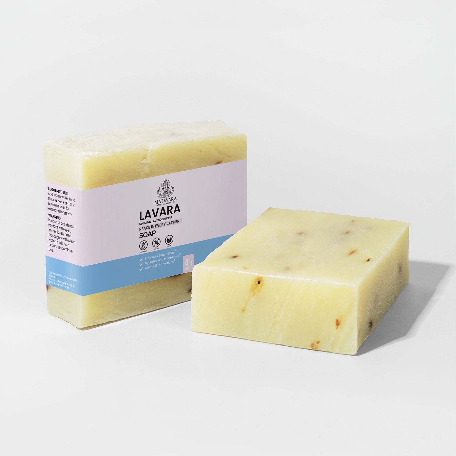 Lavara - Calming Lavender Soap - Matevara