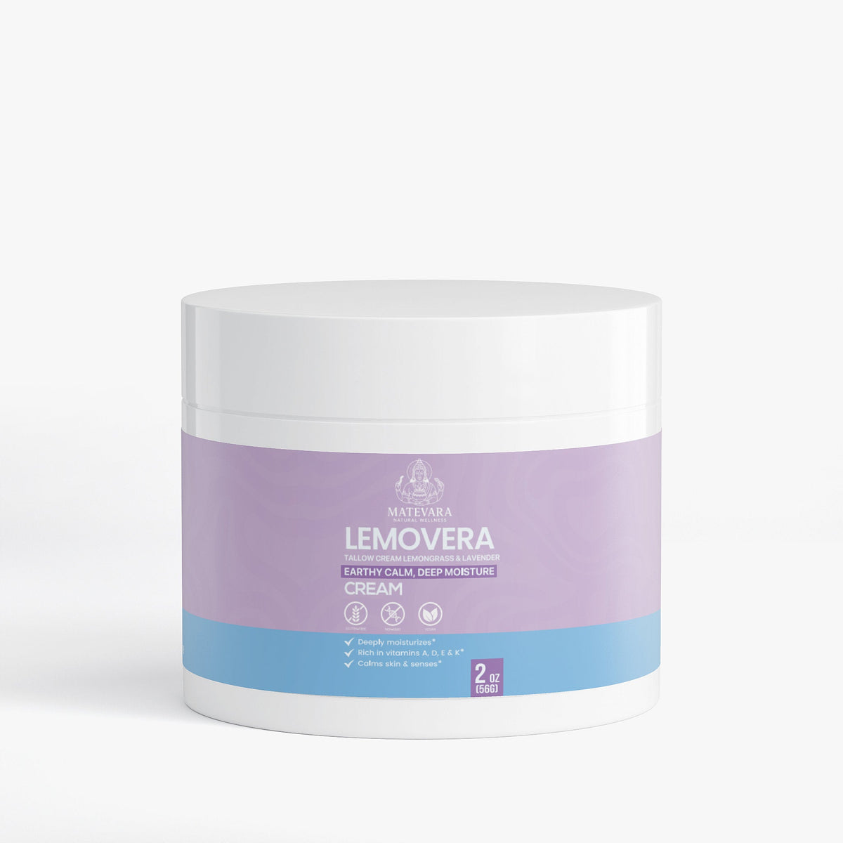 Lemovera - Tallow Cream Lemongrass & Lavender - Matevara