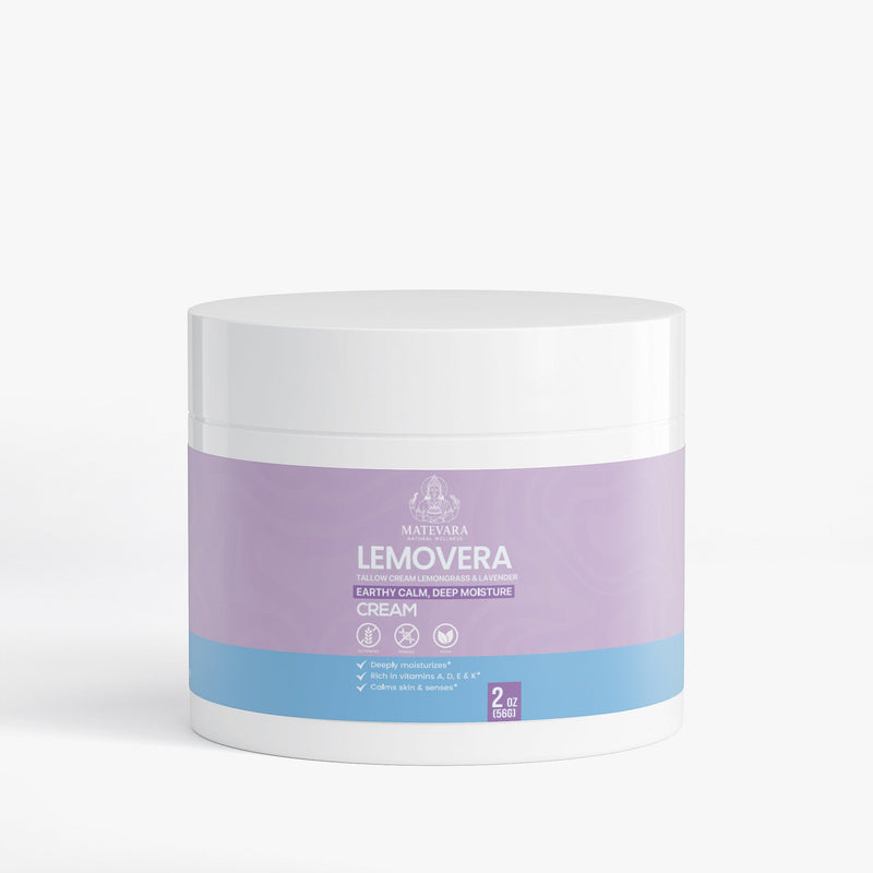 Lemovera - Tallow Cream Lemongrass & Lavender - Matevara