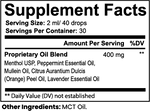 LumaBreath Respiratory Support Drops | Menthol, Peppermint & Mullein Oil Blend | Liquid Botanical Supplement | 2 oz Daily Comfort - Matevara
