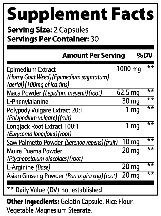 Maximus - Horny Goat Weed Blend - Matevara