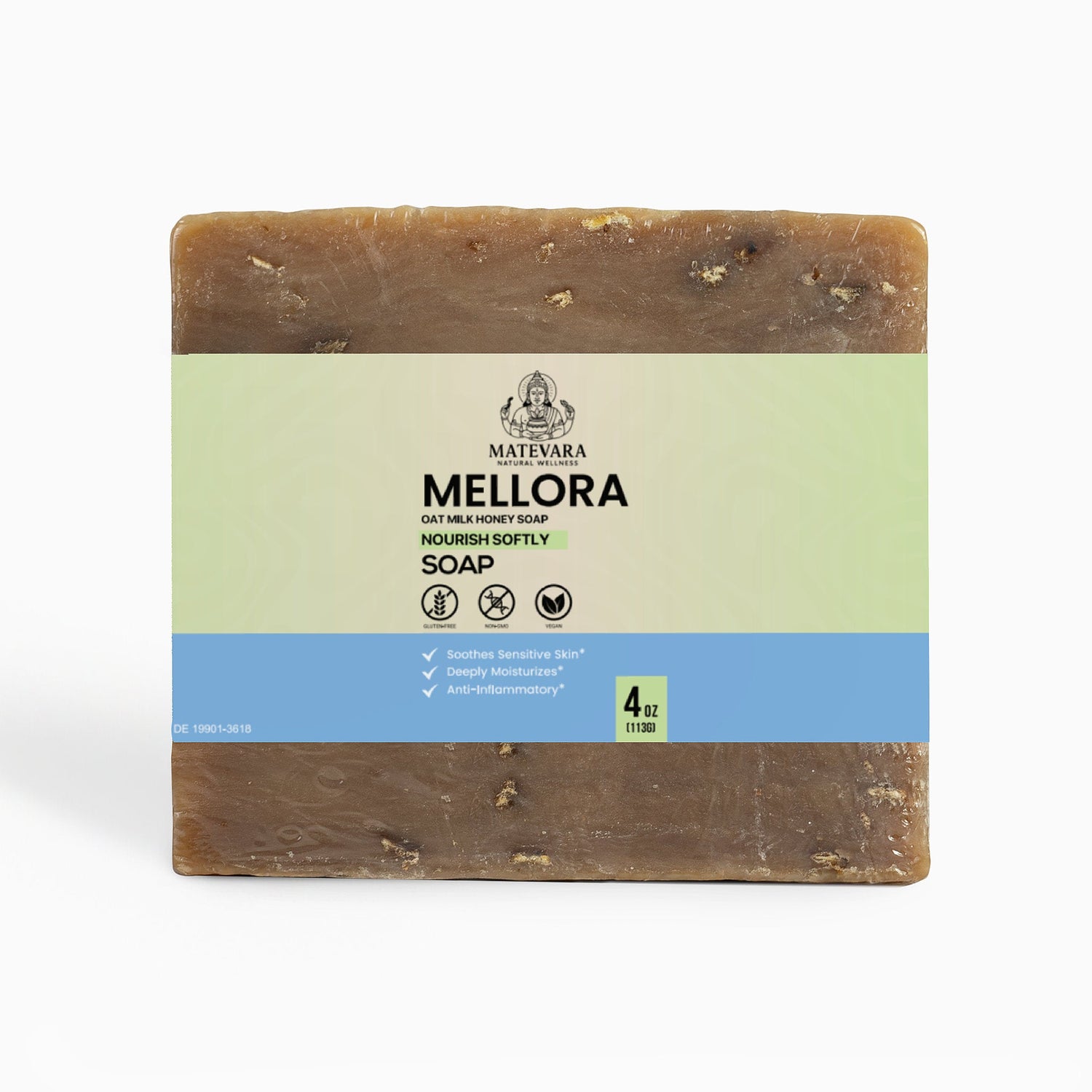 Mellora - Oat Milk Honey Soap - Matevara