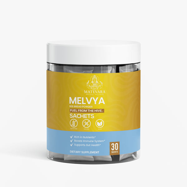 Melvya Bee Bread Powder |Nutrient-Rich Wellness Powder | 30 Servings