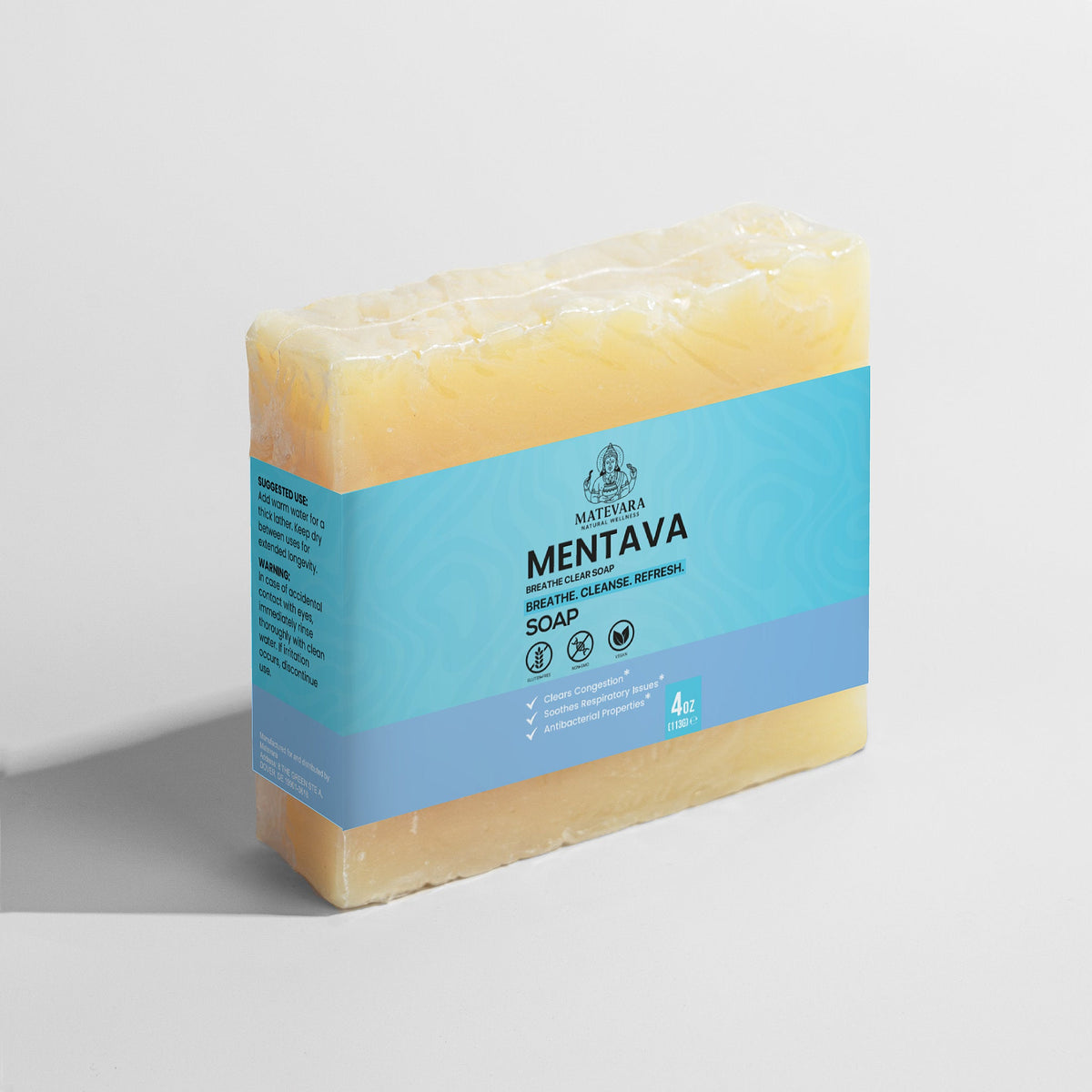Mentava - Breathe Clear Soap - Matevara