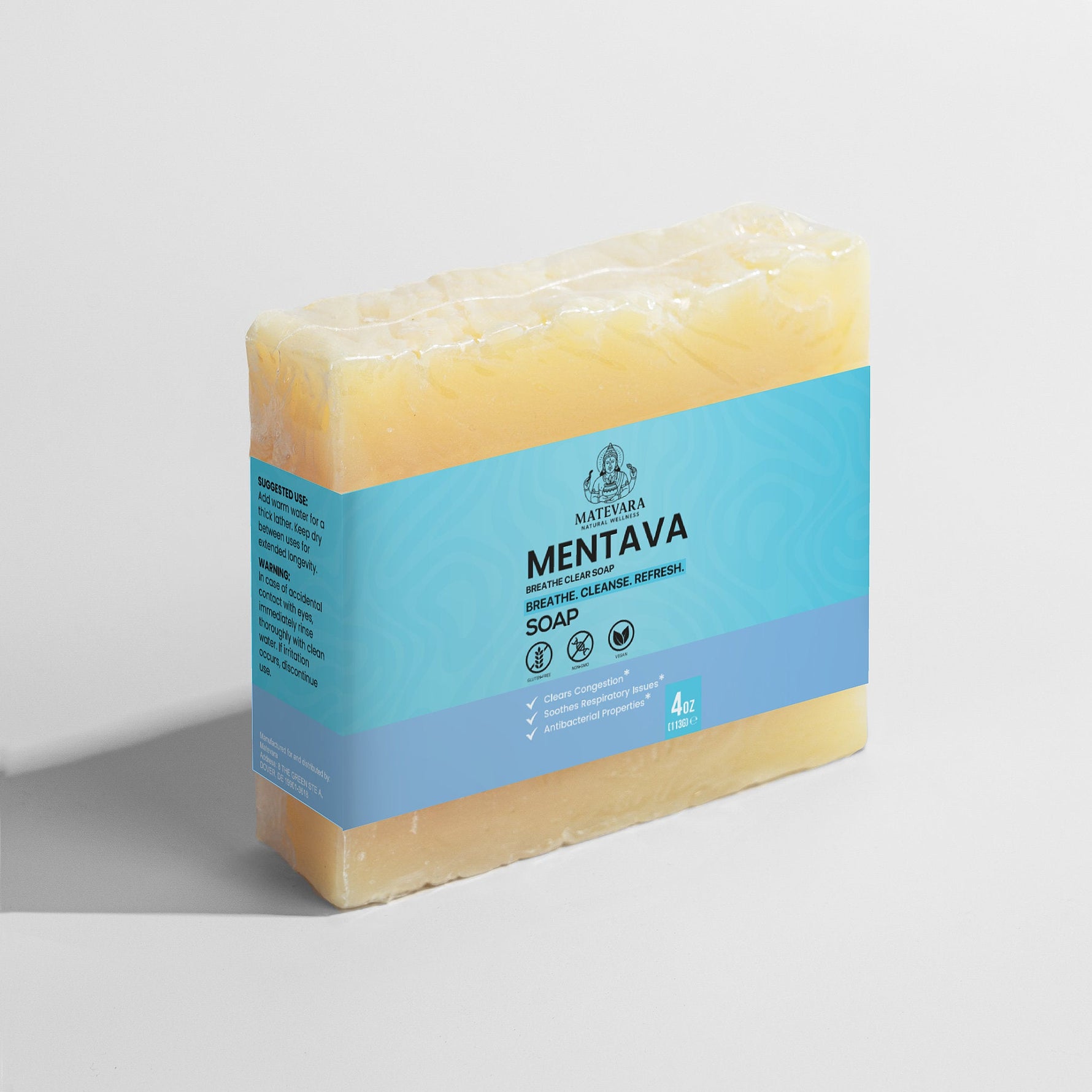 Mentava - Breathe Clear Soap - Matevara