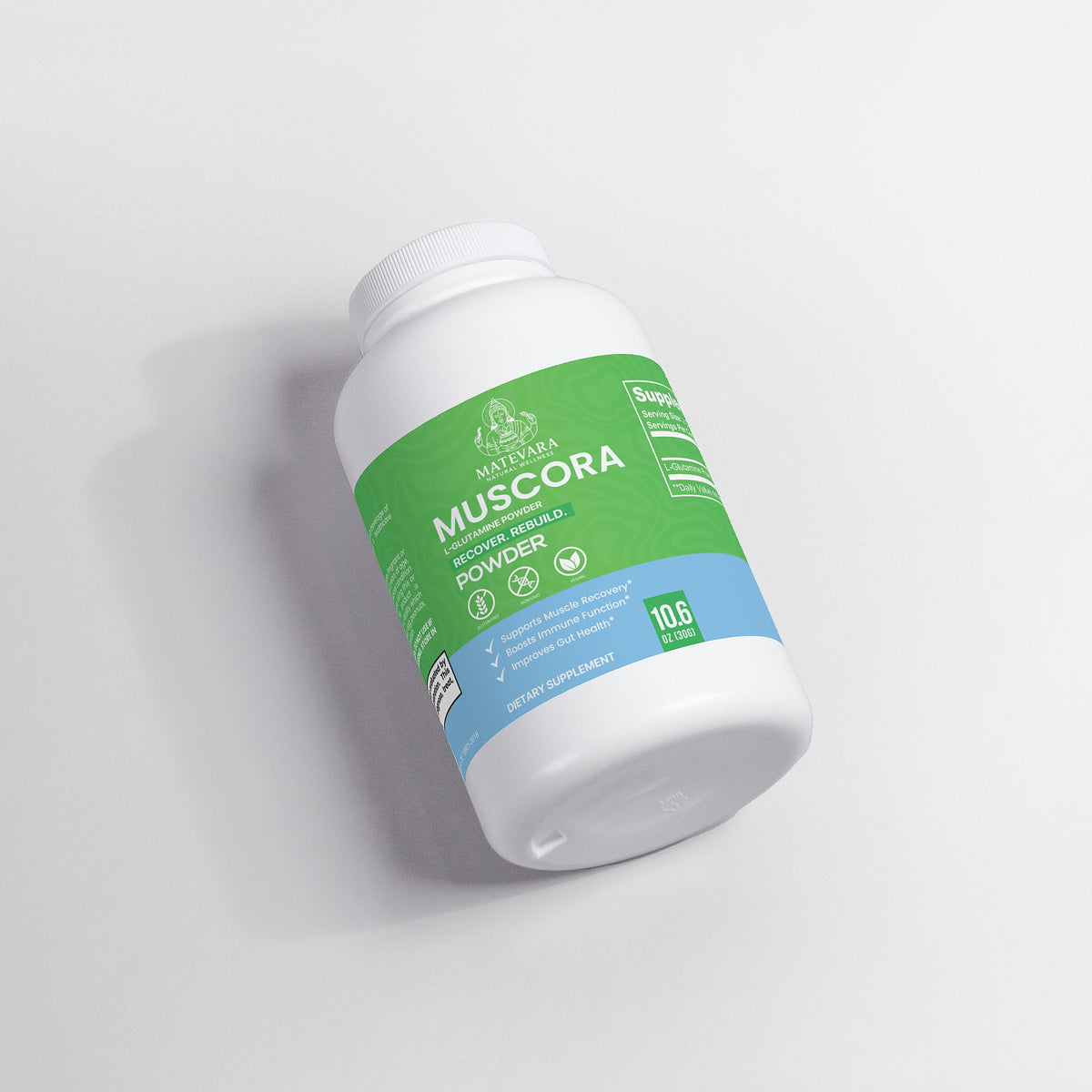 Muscora - L - Glutamine Powder - Matevara