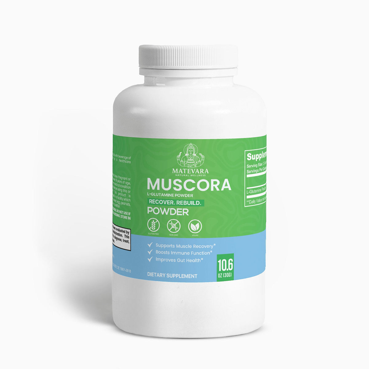 Muscora - L - Glutamine Powder - Matevara